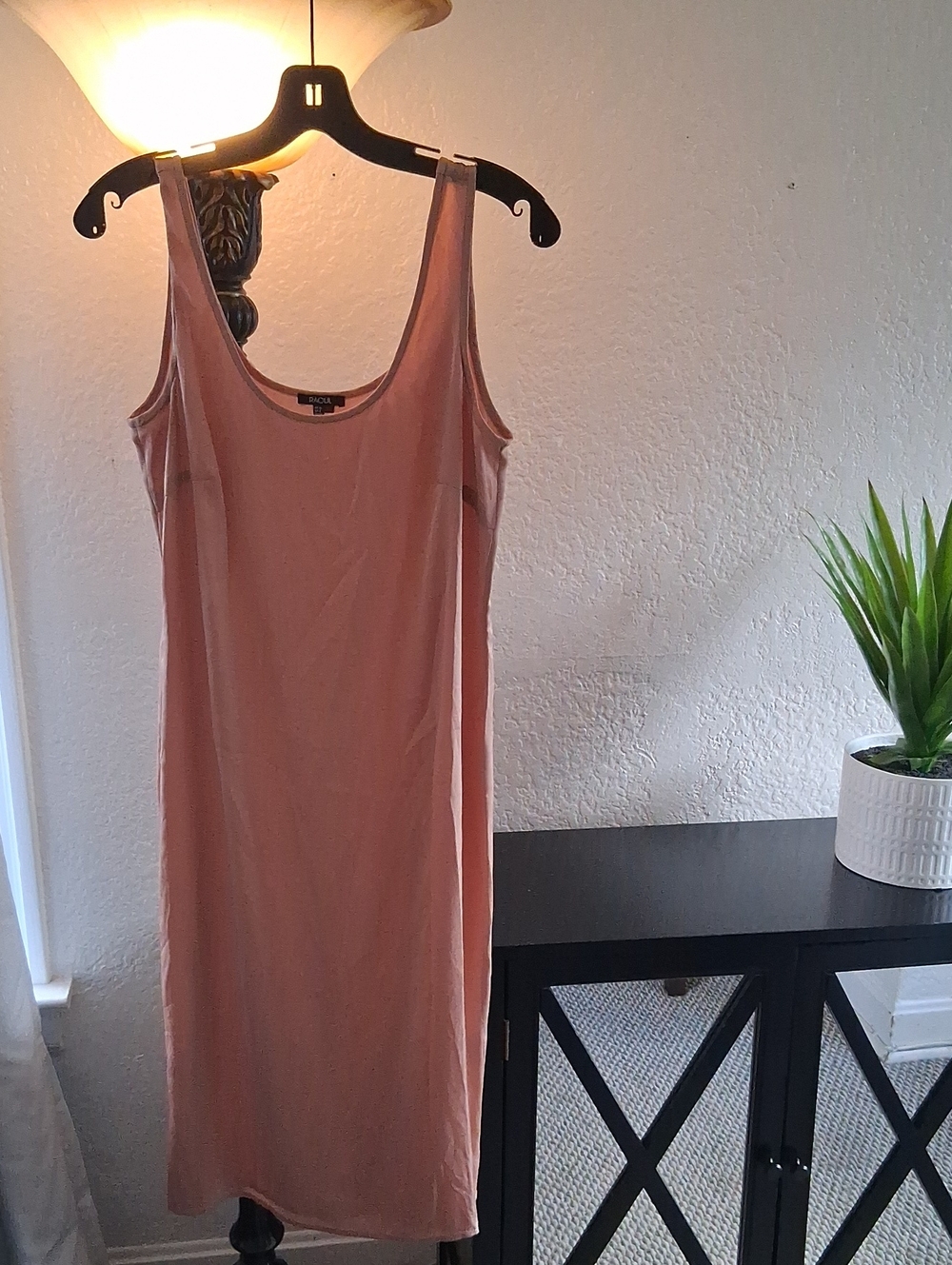 Raoul Blush Pink Sleeveless Slip Dress